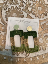 Green Evelyn Earrings