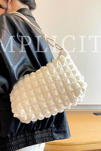 Puffy Pleated Crossbody Bag