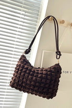 Puffy Pleated Crossbody Bag