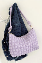 Puffy Pleated Crossbody Bag