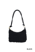 Puffy Pleated Crossbody Bag