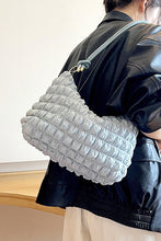 Puffy Pleated Crossbody Bag