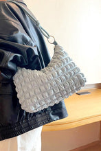 Puffy Pleated Crossbody Bag