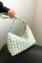 Puffy Pleated Crossbody Bag