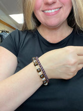 Wood & Bead Stretch Bracelet