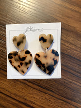 Hanging Hearts Acrylic Earrings