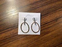 Two Tone Post Earrings