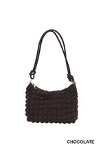 Puffy Pleated Crossbody Bag