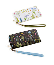Floral RFID Zipper Wallet