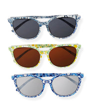 Patterned Sunglasses with Cloth & Hard Case