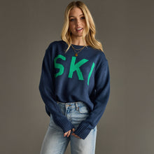 Navy Ski Sweater