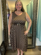 Polo Day Brown Polka Dot Dress