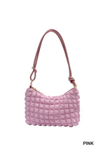 Puffy Pleated Crossbody Bag