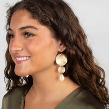 Candra Gold Drop Earrings
