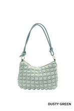Puffy Pleated Crossbody Bag