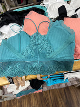 Sage Lace Racer Back/Trim Bra