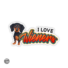I Love Wieners Sticker