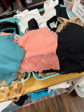 Sage Lace Racer Back/Trim Bra