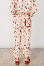 Lace Pocket Joggers - Cherry Charmed