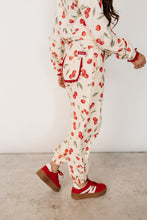 Lace Pocket Joggers - Cherry Charmed