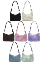 Puffy Pleated Crossbody Bag