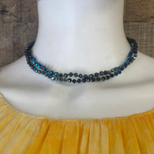 Midnight Blue Bead Necklace