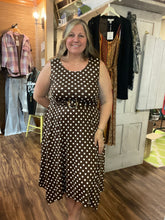 Polo Day Brown Polka Dot Dress