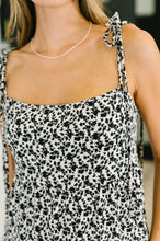 Certified Cutie Shoulder Tie Blouse in Black