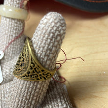 Brass Filigree Ring