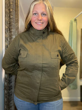 Olive Jacket with Queen Bee Patch