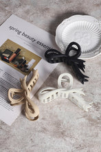 Matte Large Ribbon Bow Claw Hair Clip