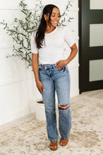 Knit Pick Basic Tee in Off White