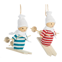 Cute Skier Ornament