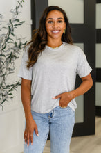 Mood Swingin' Casual Drop Shoulder Tee in Grey