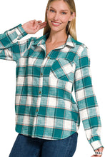 Plaid Cotton Light Shacket