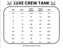 Luxe Crew Tank in Tiny Pink Leaf