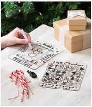 Christmas Dry Erase Travel Games for Dinner Out or a Car Ride