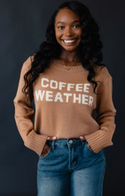Brown Coffee Weather Sweater