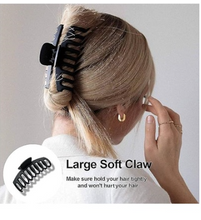 Large Matte Finish Fashion Hair Claw Clips