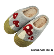 Plush Mushroom Slippers