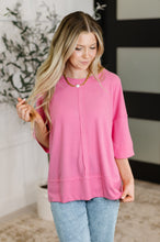 Stay On Top Relaxed Tee in Candy Pink