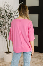 Stay On Top Relaxed Tee in Candy Pink