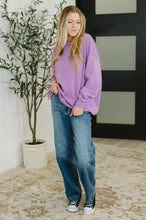 Sunday Snug Relaxed Pullover in Lavender
