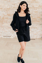 Sun or Shade Zip Up Jacket in Black