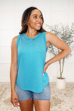 Thread Theory Round Neck Tank in Teal