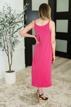 Wear It Well Spaghetti Strap Dress in Raspberry