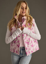 Lavender Floral Vest