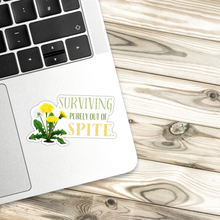 Surviving Purely Out of Spite Vinyl Sticker 10 Pack