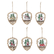 Santa Land Laser Cut Ornaments