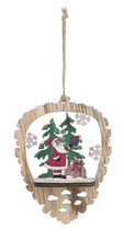 Santa Land Laser Cut Ornaments